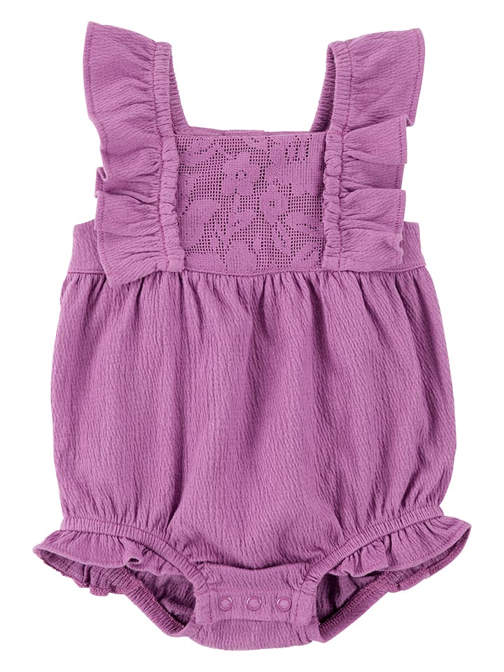 carter's Rampers w kolorze fioletowym rozmiar: 80