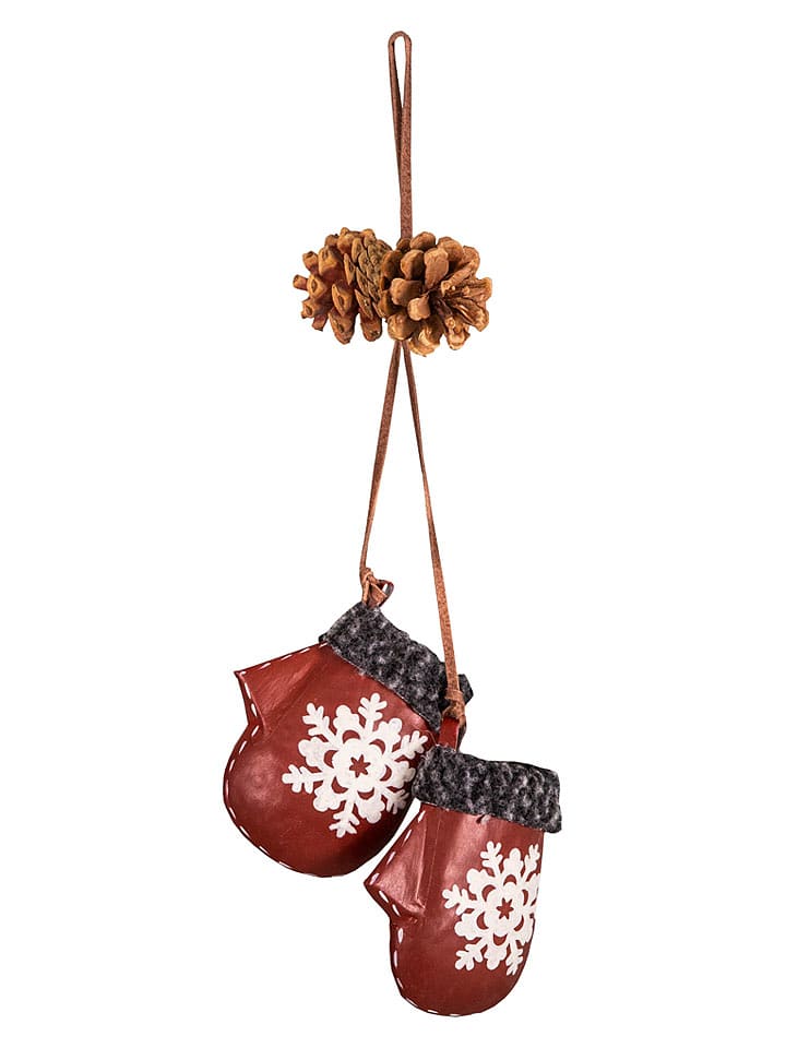 Anticline Zawieszka dekoracyjna w kolorze czerwonym - dł. 36 cm rozmiar: onesize