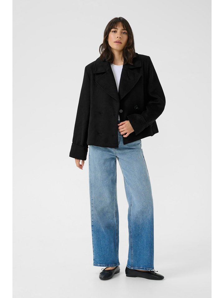 Kaffe Trencz w kolorze czarnym rozmiar: 36