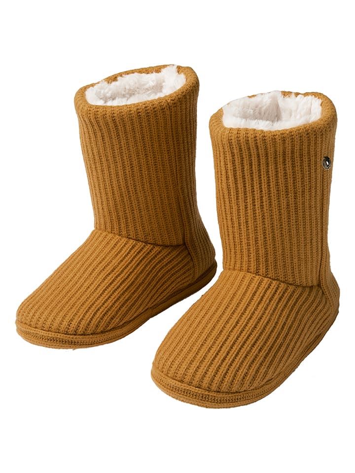 maryplaid Kapcie w kolorze jasnobrązowym rozmiar: 38/39