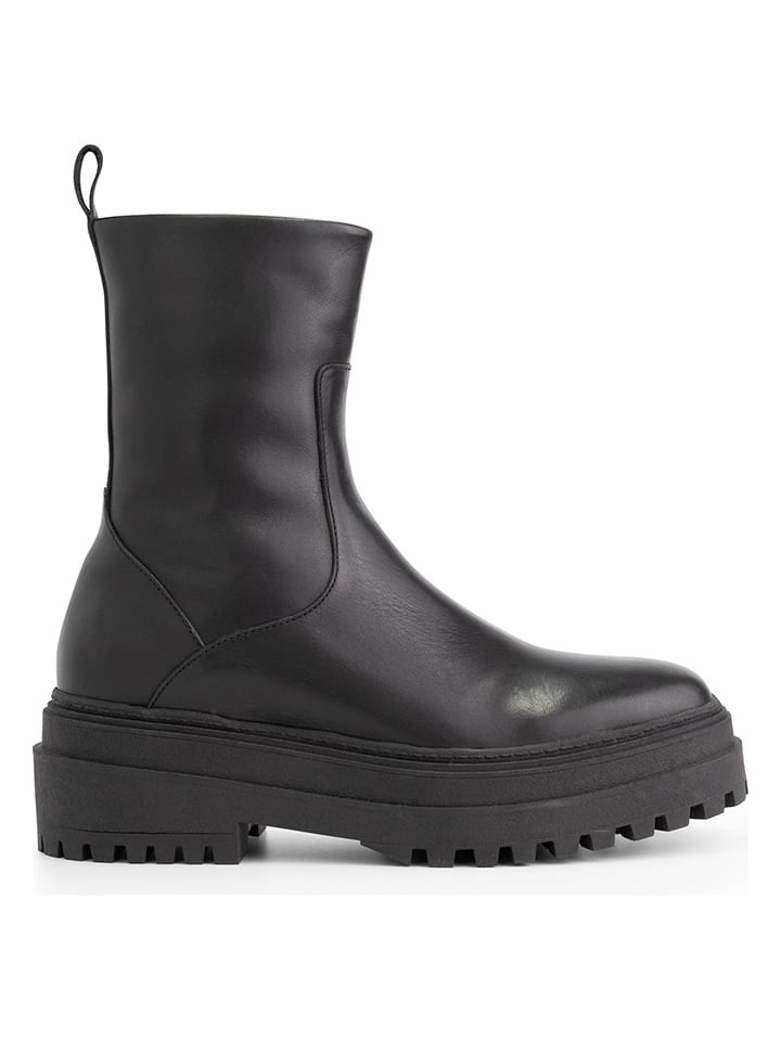 mysa Skórzane botki "Hyacinthus" w kolorze czarnym rozmiar: 41