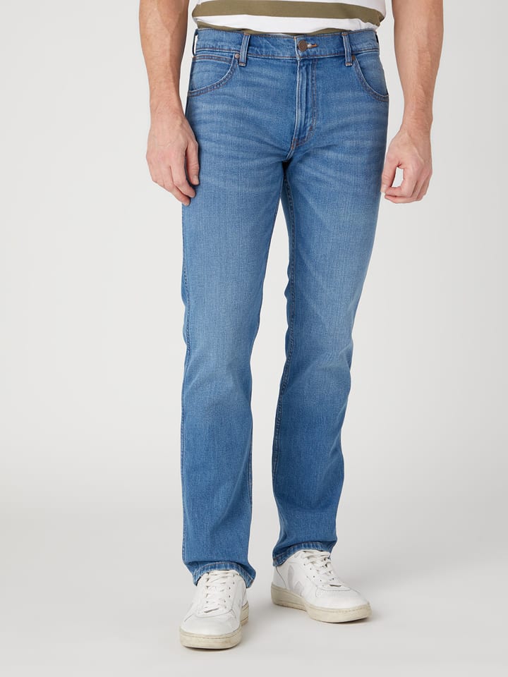 Wrangler Dżinsy "Greensboro Vito" - Regular fit - w kolorze niebieskim rozmiar: W31/L34