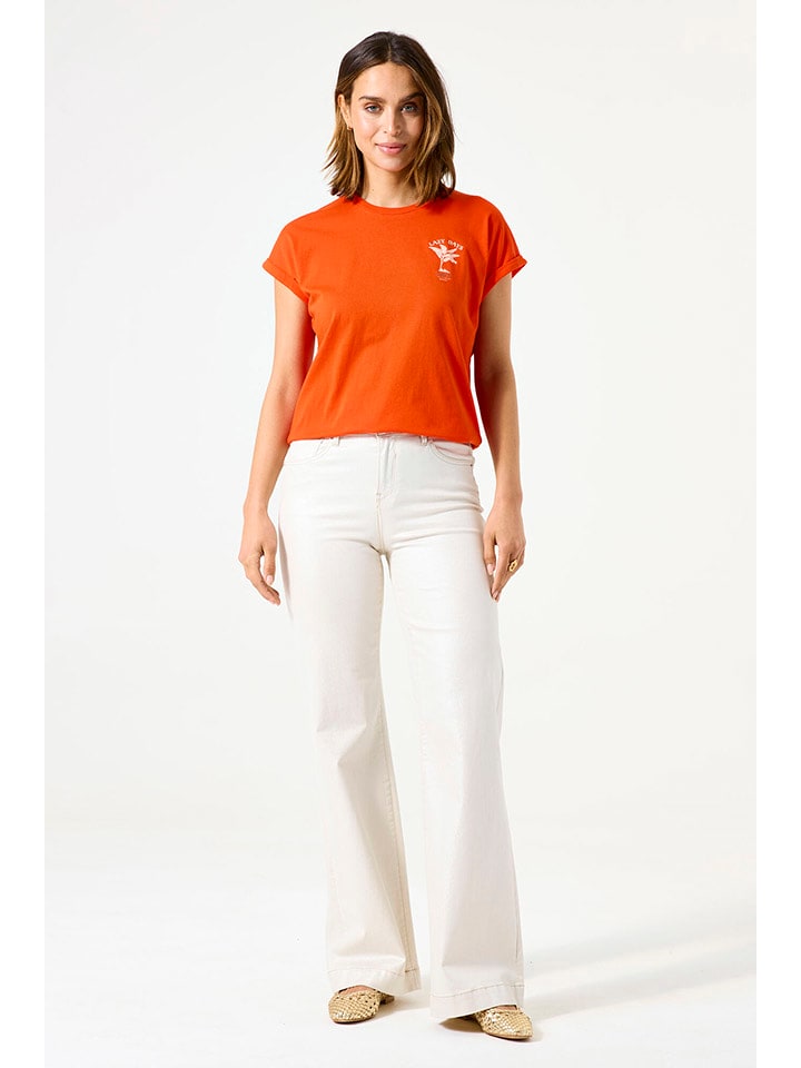 Garcia Koszulka w kolorze pomarańczowym rozmiar: S