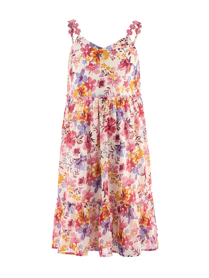 happy girls by Eisend Sukienka w kolorze jasnoróżowym ze wzorem rozmiar: 152