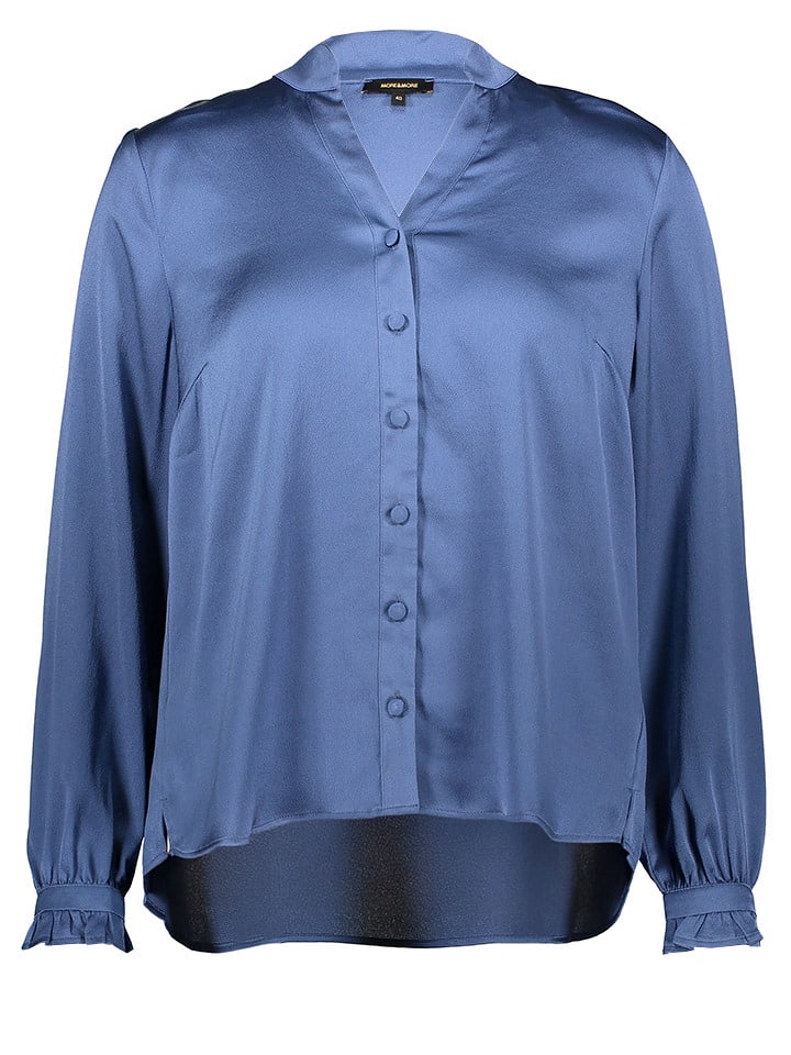 More & More Bluzka w kolorze niebieskim rozmiar: 46