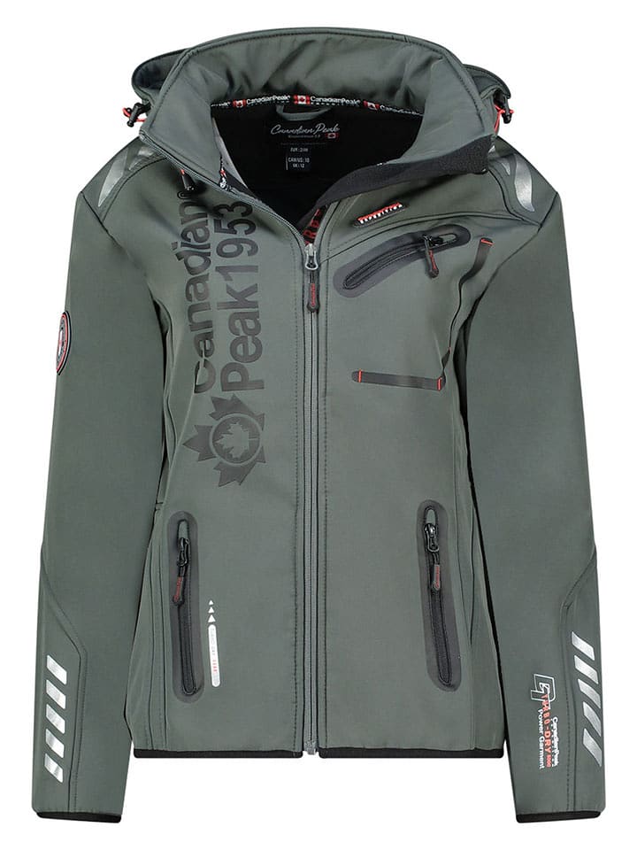 Canadian Peak Kurtka softshellowa w kolorze antracytowym rozmiar: M