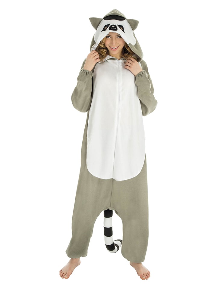 CHAKS Kombinezon kostiumowy w kolorze szaro-białym rozmiar: M