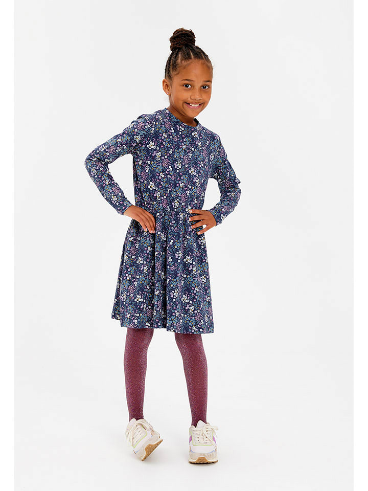 The NEW Sukienka "Ditsy" w kolorze granatowym rozmiar: 134/140