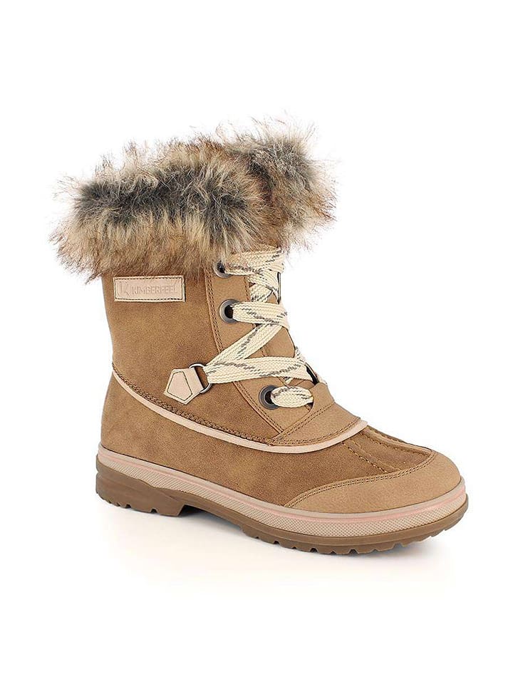 Kimberfeel Kozaki zimowe "Julia" w kolorze jasnobrązowym rozmiar: 36