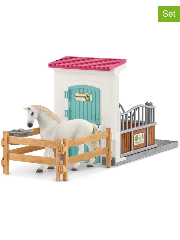 Schleich 21-częściowy zestaw "Horse box" do zabawy - 5+ rozmiar: onesize