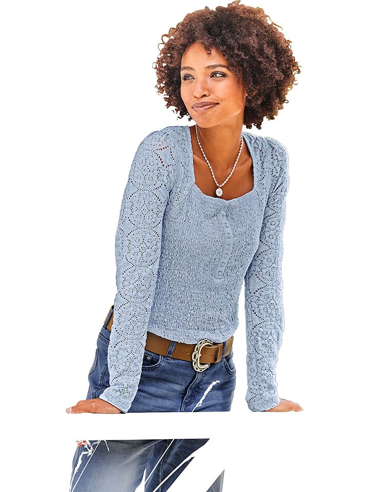 Heine Bluzka w kolorze błękitnym rozmiar: 42