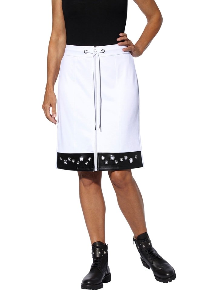 WITT WEIDEN Spódnica w kolorze biało-czarnym rozmiar: 48