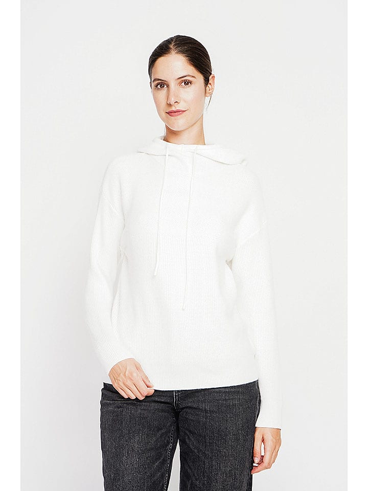 ASSUILI Sweter w kolorze białym rozmiar: 38