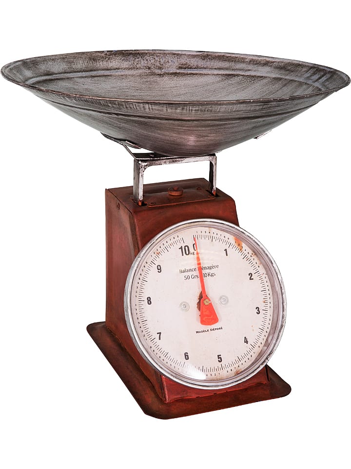 Anticline Waga kuchenna w kolorze czerwonym - 40 x 35,5 x 31 cm rozmiar: onesize