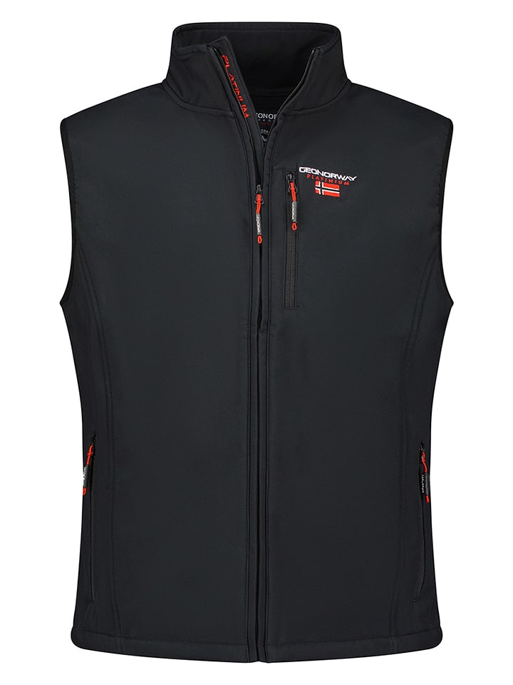 Geographical Norway Kamizelka softshellowa "Vakito" w kolorze czarnym rozmiar: M