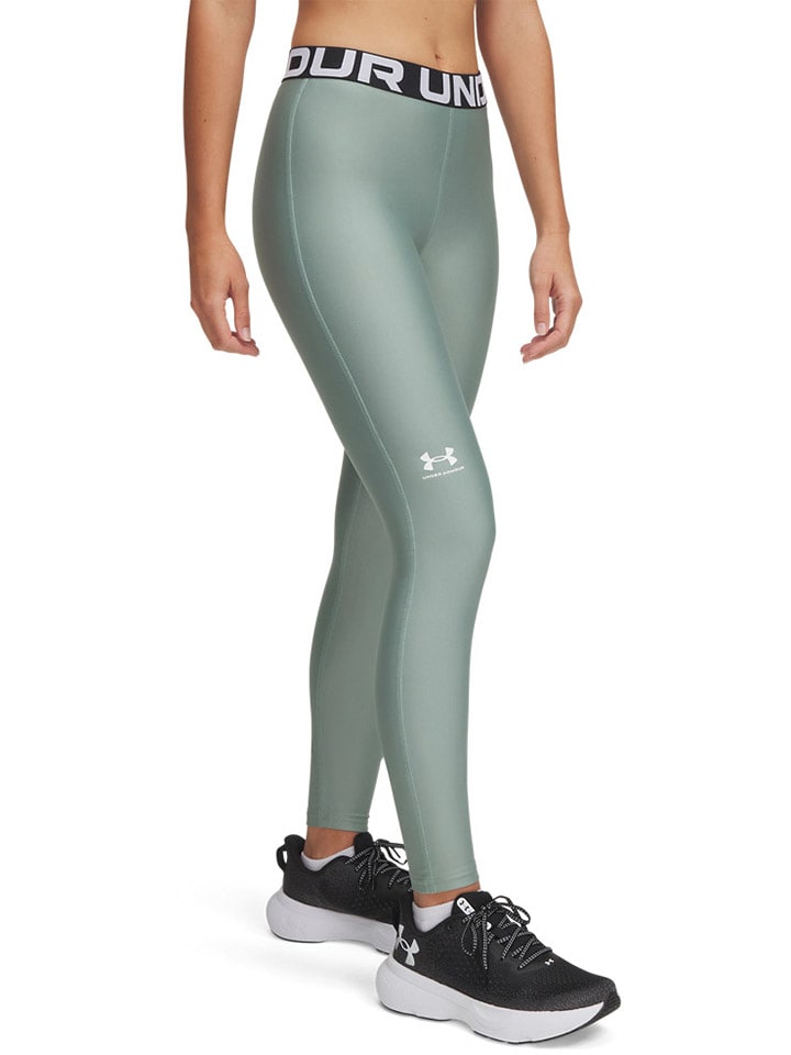 Under Armour Legginsy funkcyjne w kolorze zielonym rozmiar: L