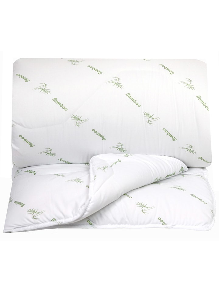 Good Morning Kołdra "Bamboo" w kolorze białym rozmiar: 200x200 cm