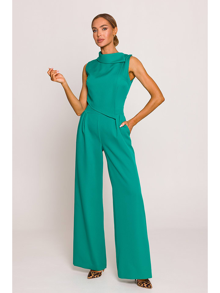 made of emotion Kombinezon w kolorze turkusowym rozmiar: S