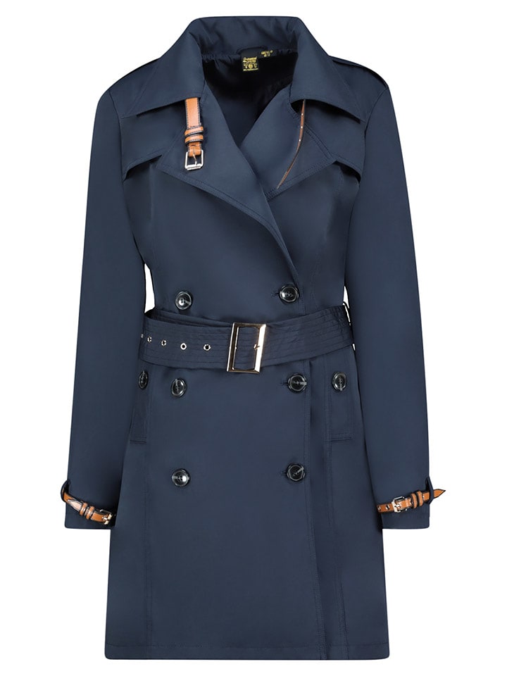 Geographical Norway Płaszcz przejściowy "Belindou" w kolorze granatowym rozmiar: XXL