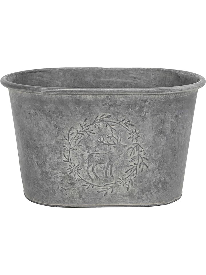 POSIWIO Miska dekoracyjna "Deer" w kolorze szarym - 33,5 x 19,5 x 22 cm rozmiar: onesize