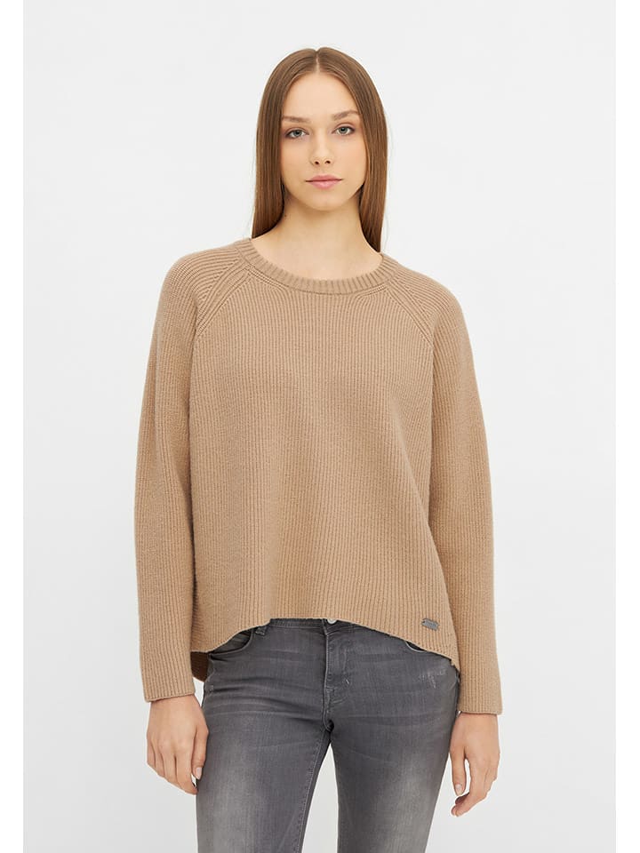 Bench Sweter "Kiruna" w kolorze beżowym rozmiar: 40