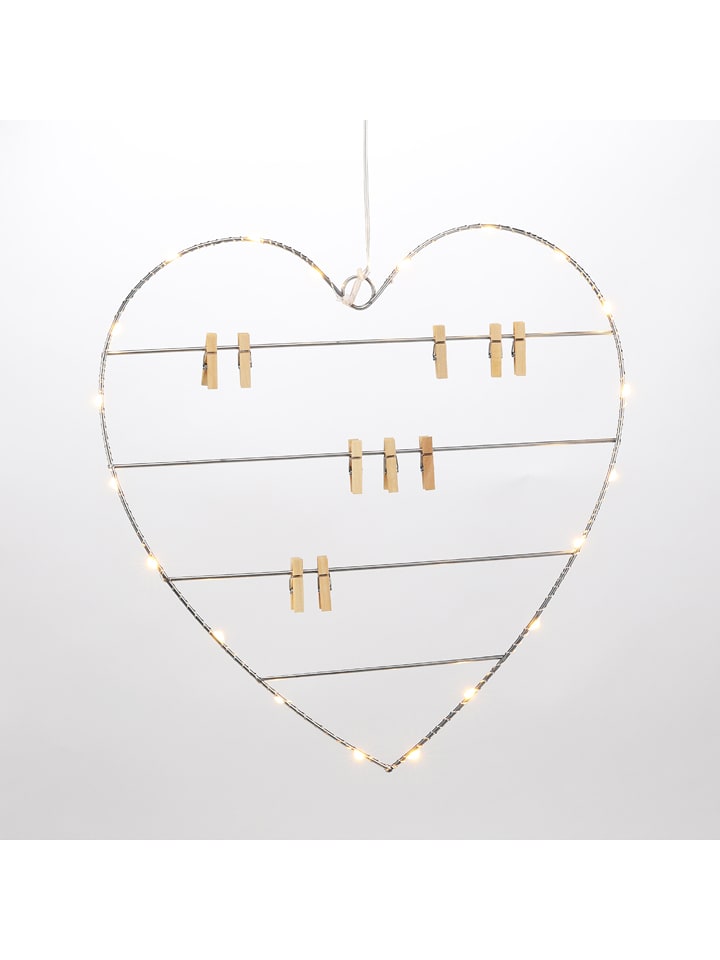 Profiline Dekoracja LED w kolorze srebrnym - Ø 39 cm rozmiar: onesize