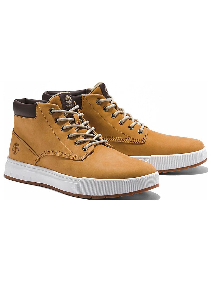 Timberland Skórzane sneakersy "Maple Grove" w kolorze karmelowym rozmiar: 45
