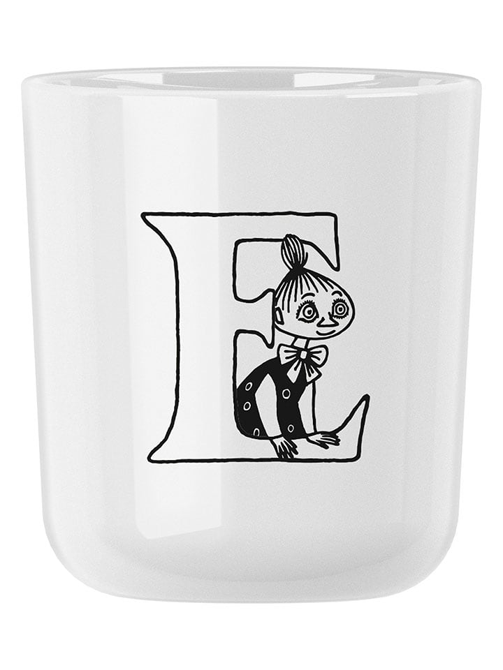 RIG-TIG Kubek "Moomin ABC - E" w kolorze białym - 200 ml rozmiar: onesize
