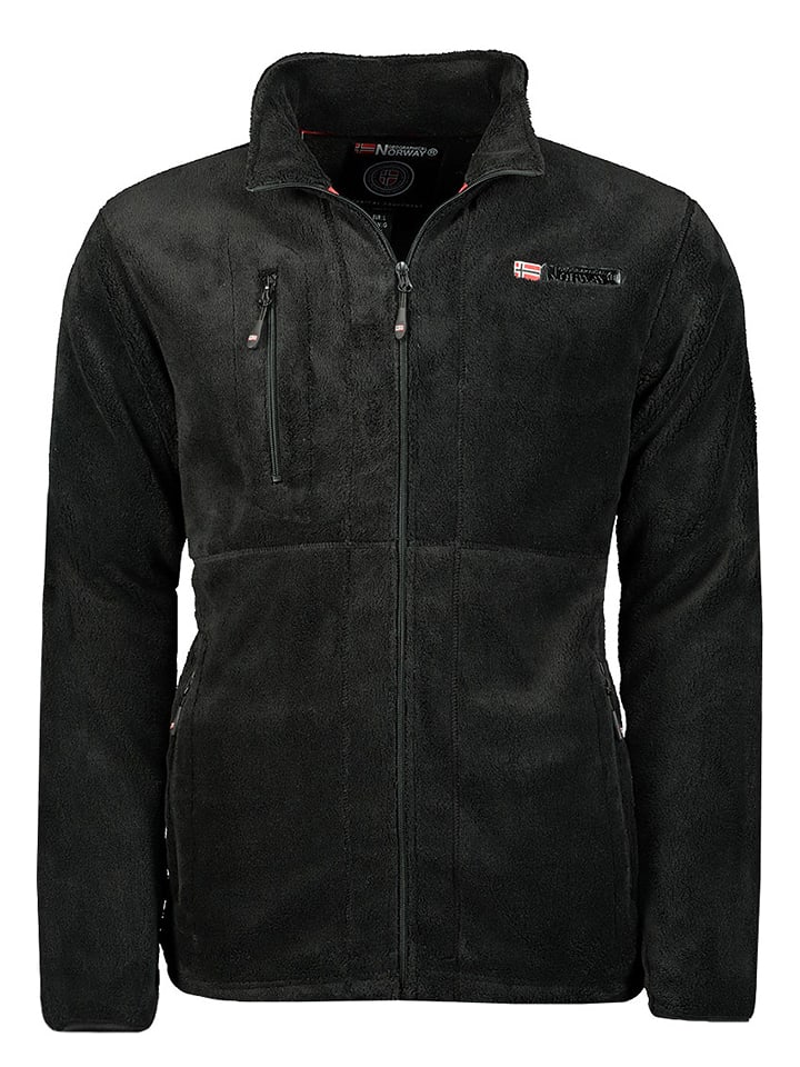 Geographical Norway Kurtka polarowa "Upload" w kolorze czarnym rozmiar: L