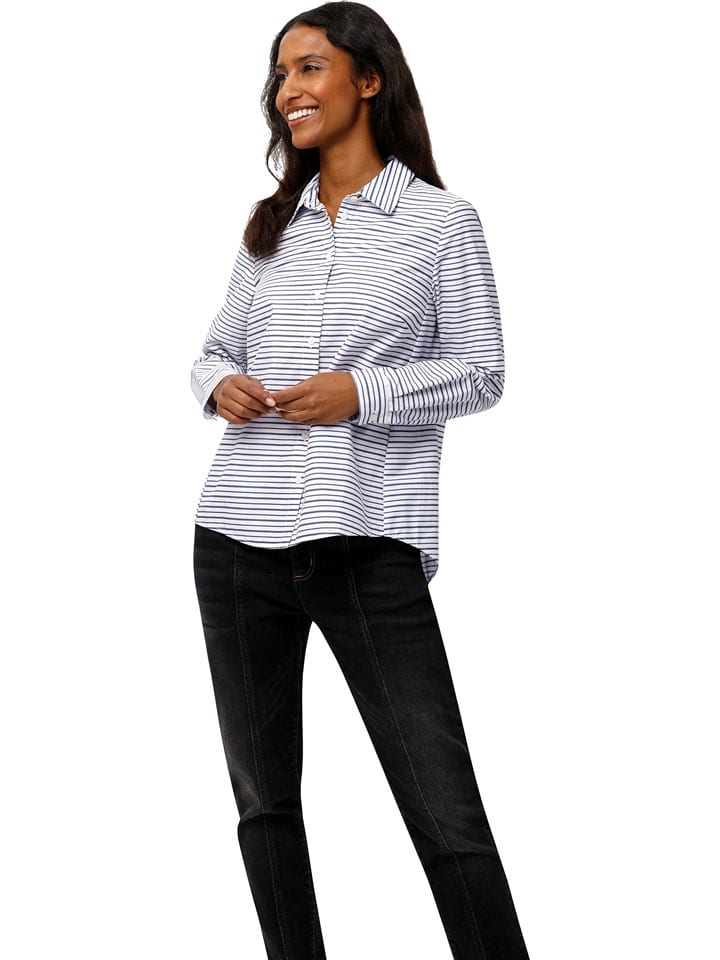 Heine Bluzka w kolorze niebiesko-białym rozmiar: 38