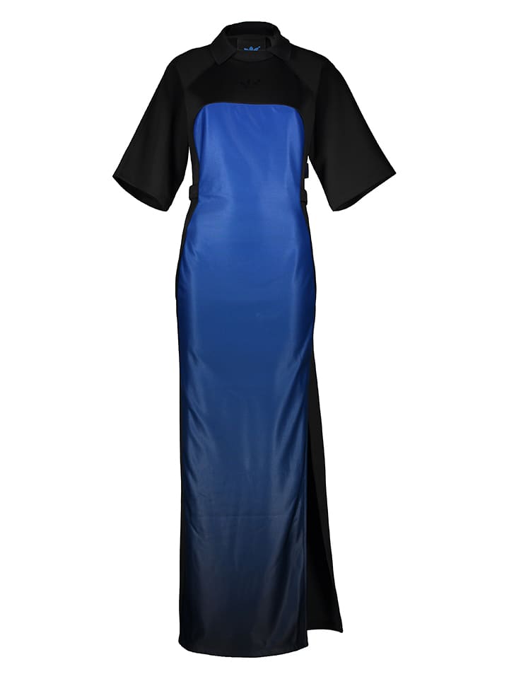 adidas Sukienka "Blue Version" w kolorze niebiesko-czarnym rozmiar: 32