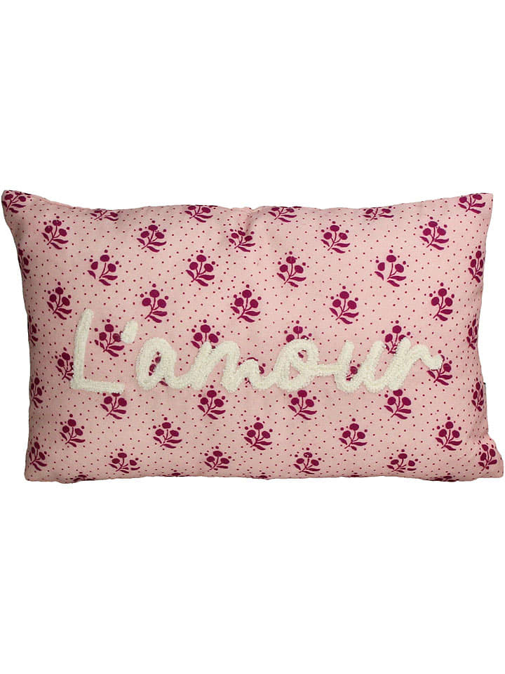 Kersten Poduszka "L' Amour" w kolorze jasnoróżowym - 30 x 50 cm rozmiar: onesize