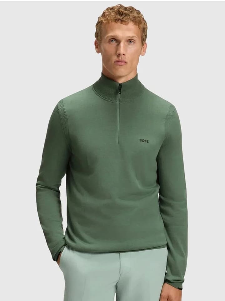Hugo Boss Sweter w kolorze zielonym rozmiar: XXL