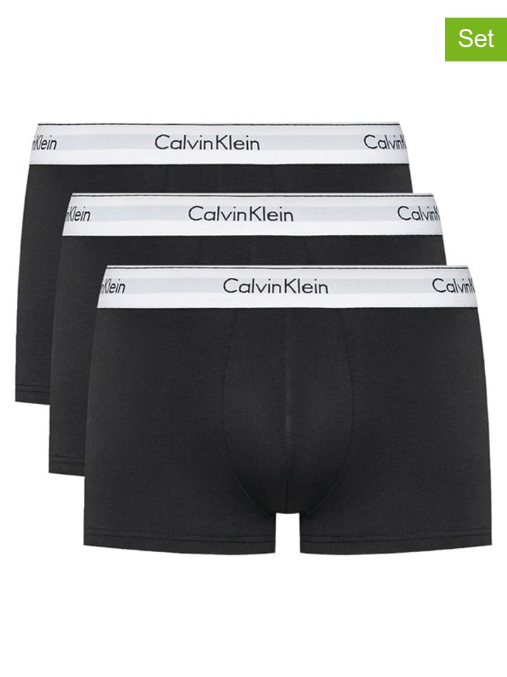CALVIN KLEIN UNDERWEAR Bokserki (3 pary) w kolorze czarnym rozmiar: S