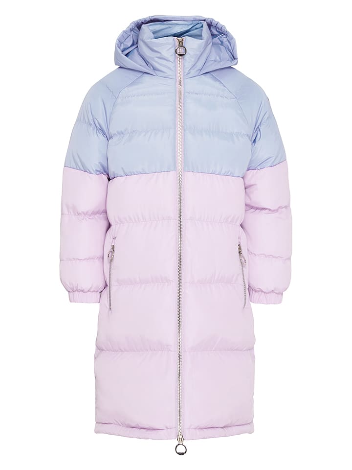 HULABALU Kurtka pikowana "Diana" w kolorze fioletowo-jasnoróżowym rozmiar: 134/140