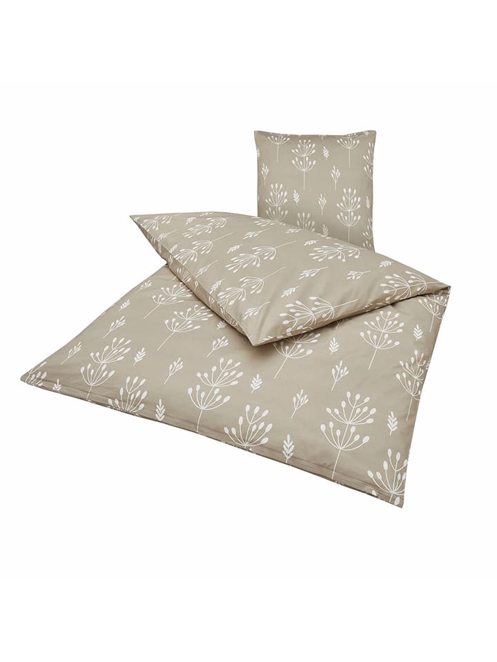 Boltze Komplet pościeli "Farah" w kolorze beżowo-białym rozmiar: 135x200 cm