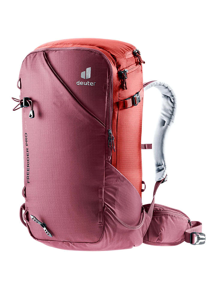 Deuter Plecak "Freerider Pro 32+ SL" w kolorze czerwonym - 35 x 56 x 18 cm rozmiar: onesize
