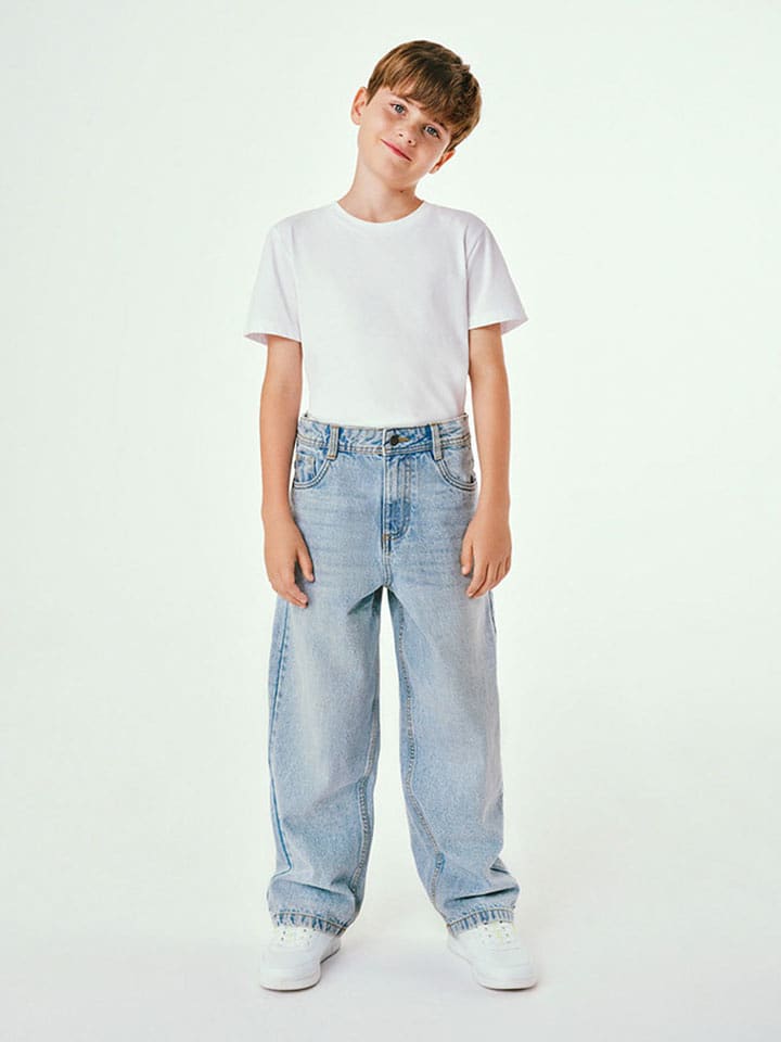 COOL CLUB Dżinsy - Comfort fit - w kolorze błękitnym rozmiar: 134