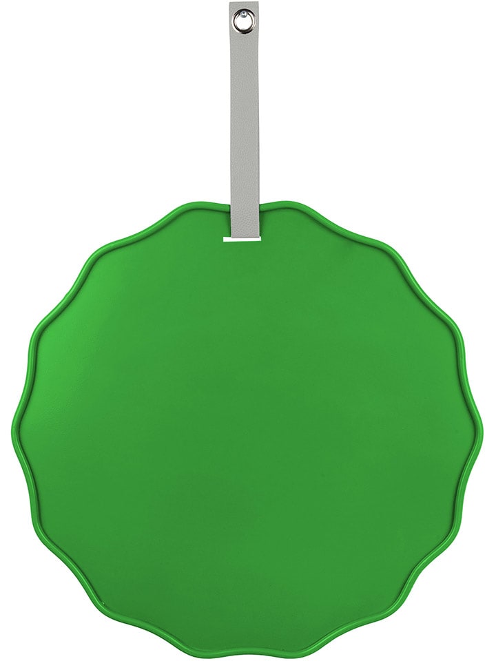 Present Time Tablica memo "Funky Wave" w kolorze zielonym - Ø 51 cm rozmiar: onesize