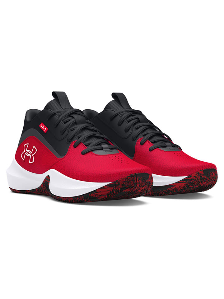 Under Armour Buty sportowe "Lockdown 7" w kolorze czerwono-czarnym rozmiar: 43