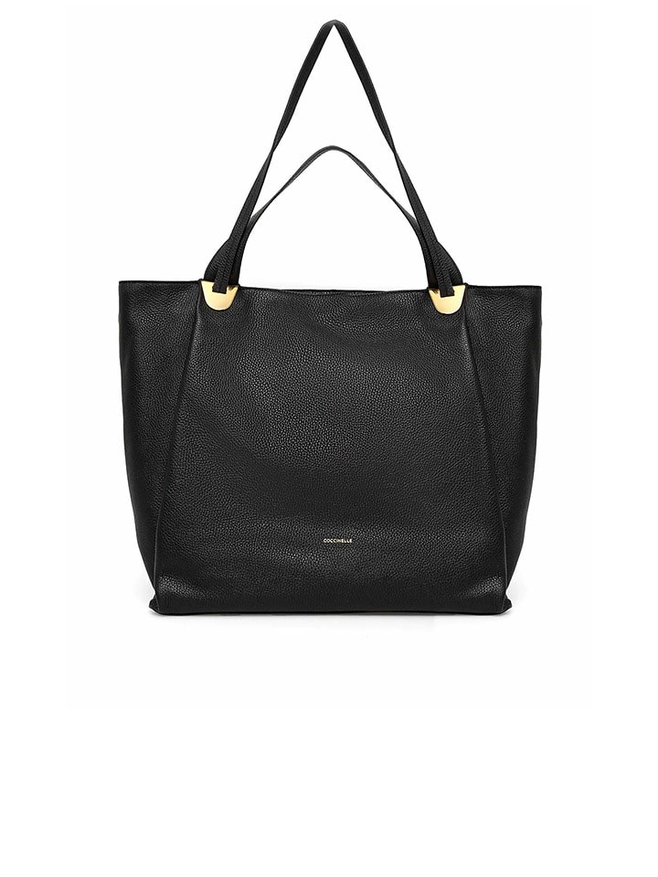 COCCINELLE Skórzana torebka w kolorze czarnym - 45 x 37 x 23 cm rozmiar: onesize