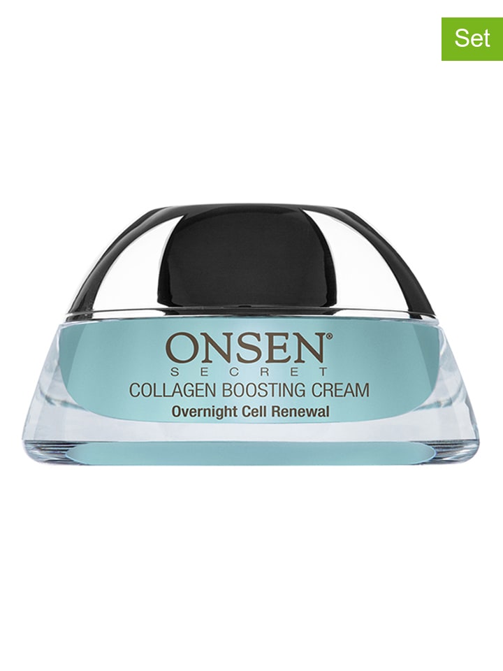 Onsen Kremy na noc (2 szt.) "Collagen Boosting" - po 50 ml rozmiar: onesize