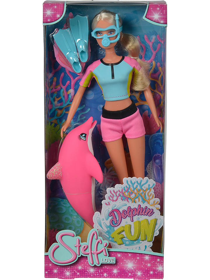 Simba Lalka z akcesoriami "Steffi - Dolphin Fun" - 3+ rozmiar: onesize