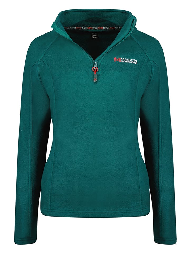 Maison Montaigne Bluza polarowa "Tumai" w kolorze ciemnozielonym rozmiar: L