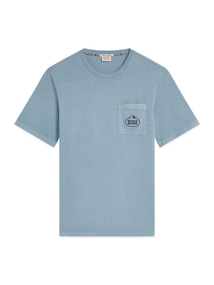 Scotch & Soda Koszulka w kolorze błękitnym rozmiar: M