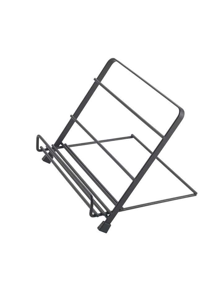 metaltex Stojak "Tokyo" w kolorze czarnym na książki kucharskie - 20 x 18 x 16 cm rozmiar: onesize