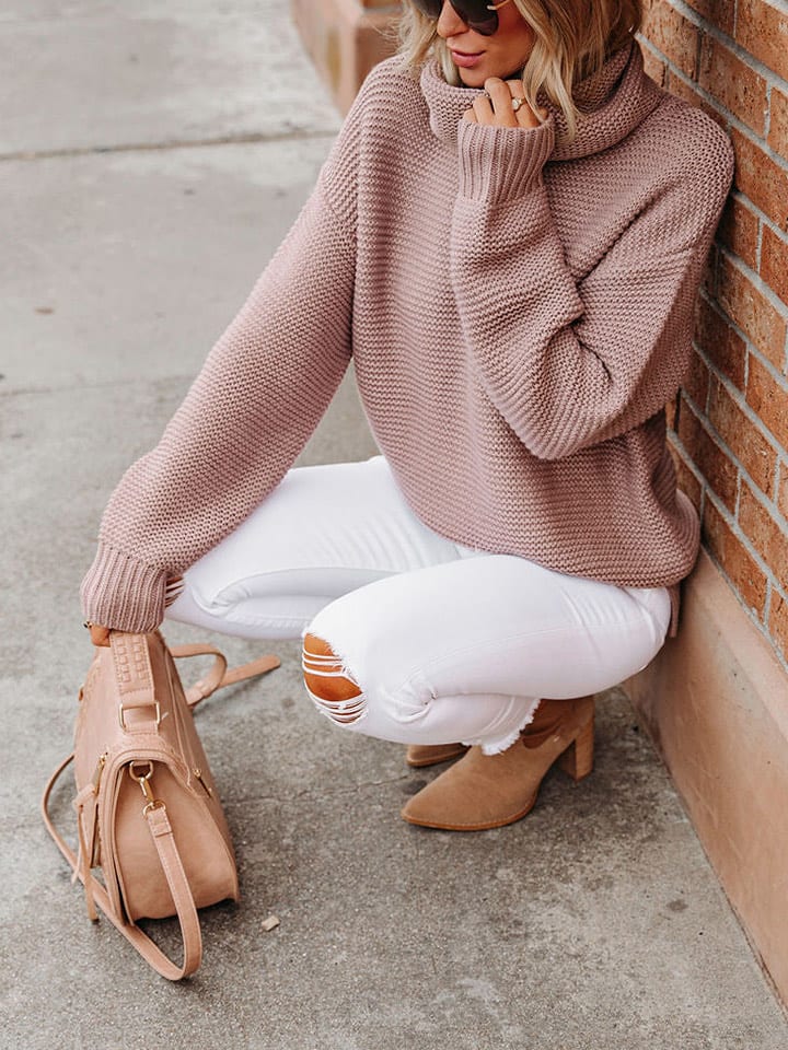 LA Angels Sweter w kolorze jasnoróżowym rozmiar: M