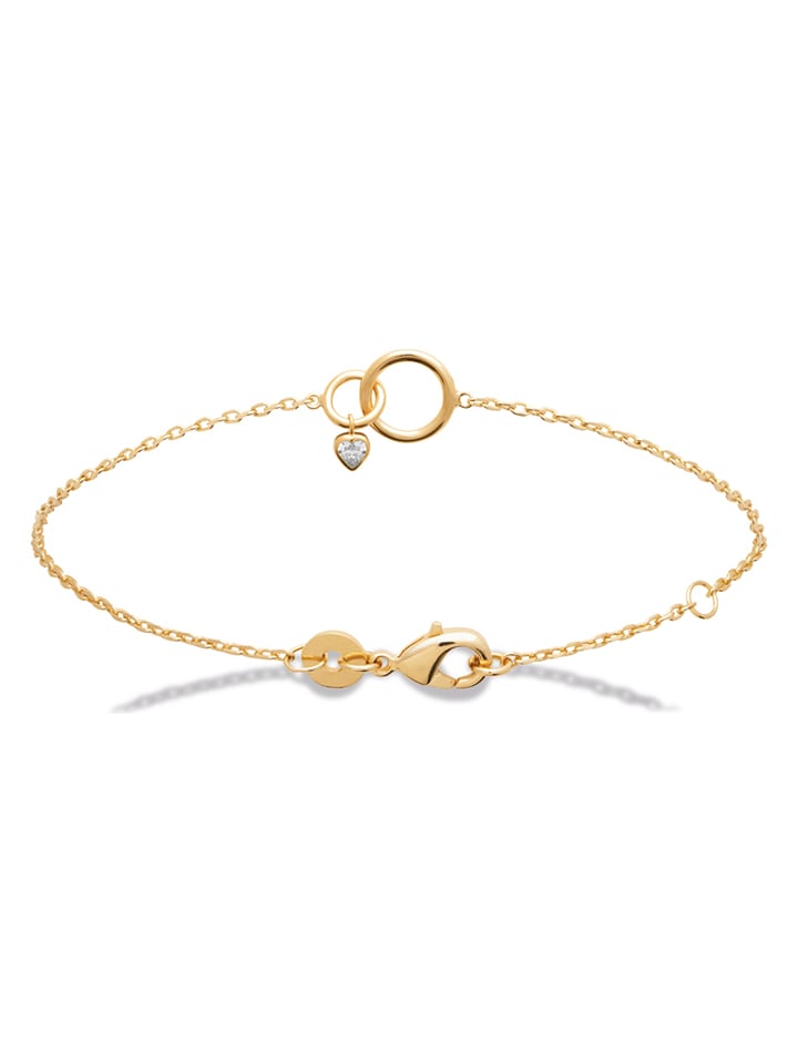 L'Atélier Précieux Pozłacana bransoletka z elementami ozdobnymi rozmiar: onesize