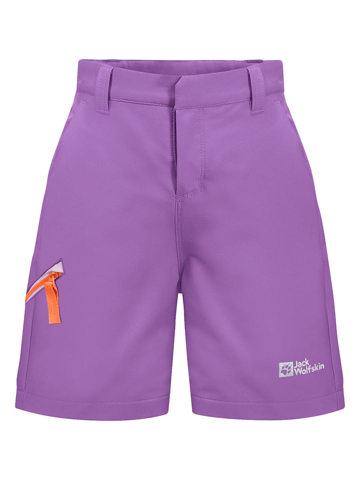 Jack Wolfskin Szorty funkcyjne "Turbulence" w kolorze fioletowym rozmiar: 128