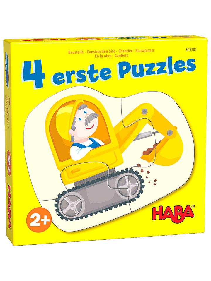 Haba 4-częściowe puzzle "Plac budowy" - 2+ rozmiar: onesize